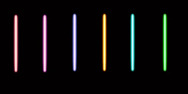 Parlak Çizgili Masaüstü Simgesi Neon Kurdele Etiketi Neon Figür Parıldayan — Stok fotoğraf