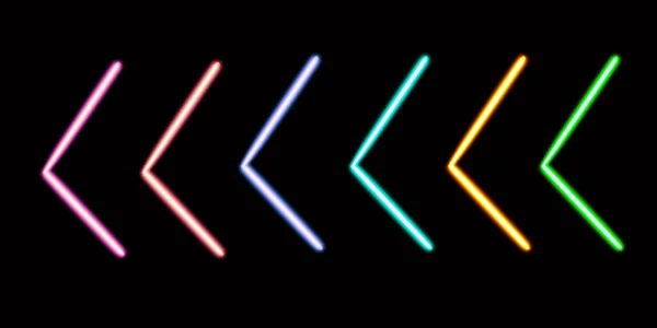 Glödande Rand Skrivbordsikon Neon Band Klistermärke Neon Figur Glödande Figur — Stockfoto