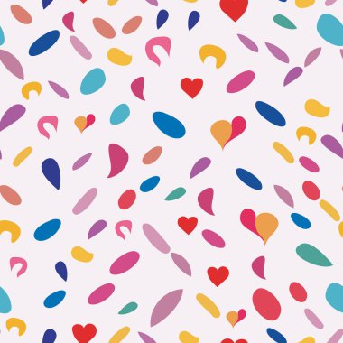 Şekilsiz desenli renkli. Yaratıcı soyut tarz. Moda dokusu. Vektör illüstrasyonu