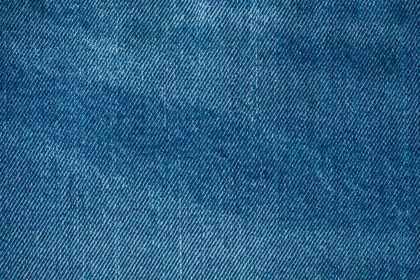 Jeans Close Van Blauwe Denim Jeans Textuur Achtergrond Gerijpte Jeans — Stockfoto