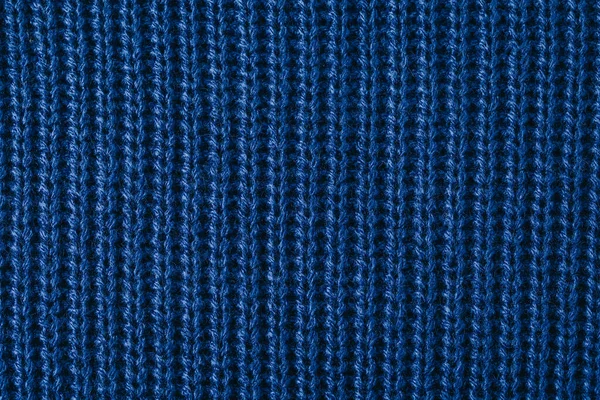 Fondo Textura Suéter Textura Punto Azul Fondo Abstracto — Foto de Stock