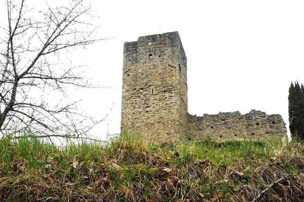 Schloss Von Romena Der Gemeinde Pratovecchio Toskana Italien — Stockfoto
