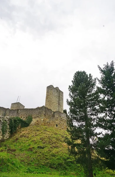 Castelo Romena Município Pratovecchio Toscana Itália — Fotografia de Stock