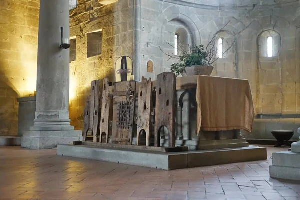 Altar Iglesia Parroquial San Pietro Romena Toscana Italia — Foto de Stock