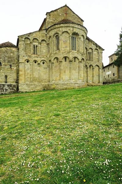 Extérieur Abside Église Paroissiale San Pietro Romena Toscane Italie — Photo