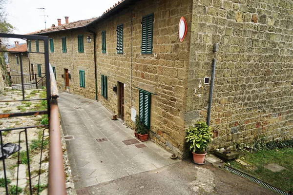 Wieś Zamkowa Porciano Gminie Pratovecchio Stia Toskania Włochy — Zdjęcie stockowe