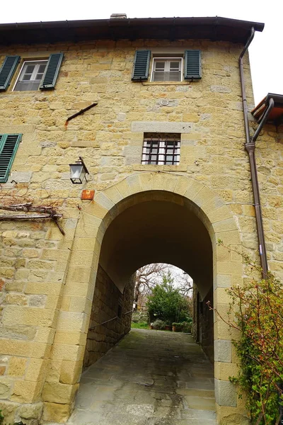 Castello Porciano Paese Nel Comune Pratovecchio Stia Toscana Italia — Foto Stock