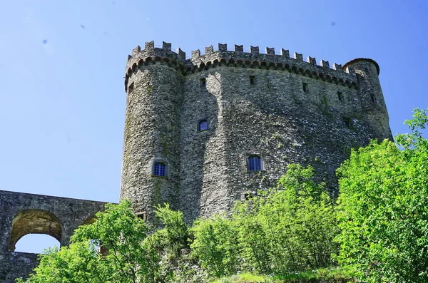 Malaspina Castle Fosdinovo Tuscany Italy Stock Image