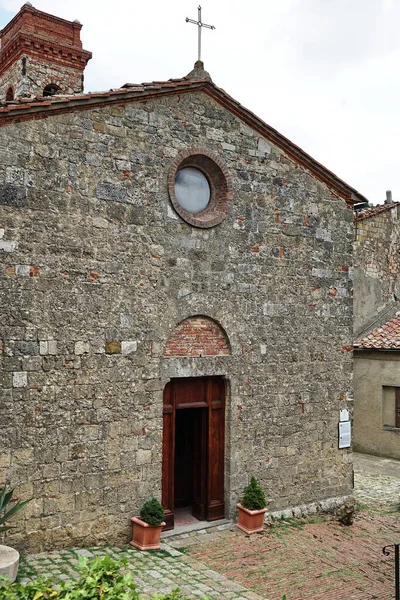 Igreja San Martino Chiusdino Toscana Itália — Fotografia de Stock