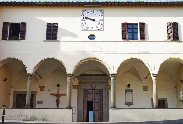 Facciata Della Chiesa Della Croce Anghiari Toscana Italia — Foto Stock