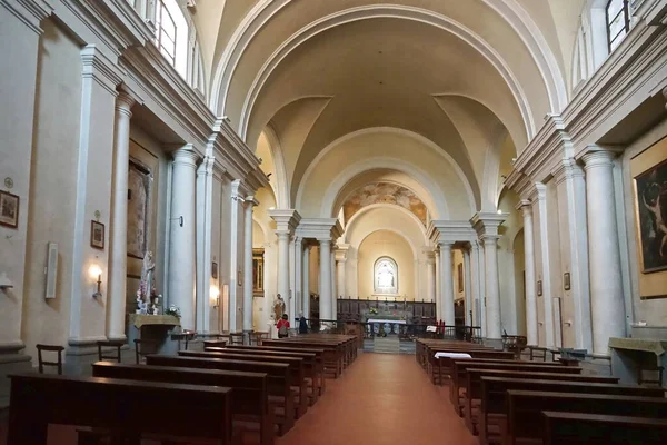 Интерьер Церкви Санта Мария Делле Грацие Ангиари Тоскана Италия — стоковое фото