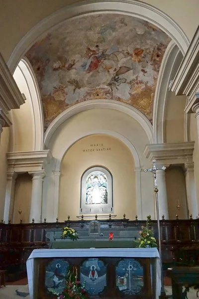 Wnętrze Kościoła Santa Maria Delle Grazie Anghiari Toskania Włochy — Zdjęcie stockowe