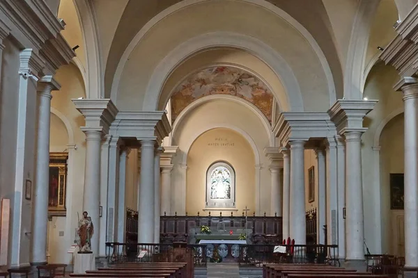 意大利托斯卡纳Anghiari Santa Maria Delle Grazie教堂的内部 — 图库照片