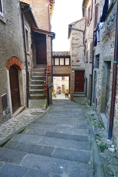 Blick Auf Die Mittelalterliche Altstadt Von Anghiari Toskana Italien — Stockfoto