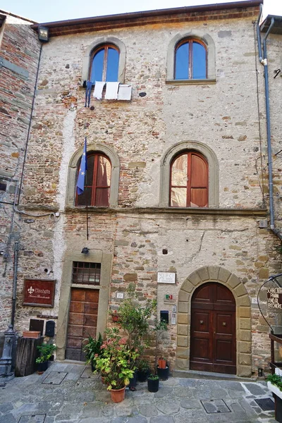 Uno Sguardo Centro Storico Medievale Anghiari Toscana Italia — Foto Stock