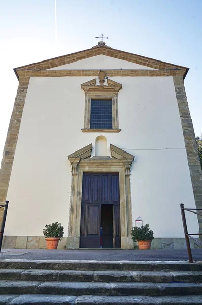 イタリア トスカーナ州アンヒアリにあるサンタ マリア デッレ グラツィエ教会 — ストック写真
