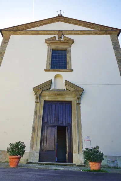 Церковь Санта Мария Делле Грацие Ангиари Тоскана Италия — стоковое фото