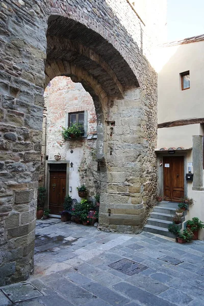 Glimpse Medieval Old Town Anghiari Tuscany Italy — Stock Photo, Image