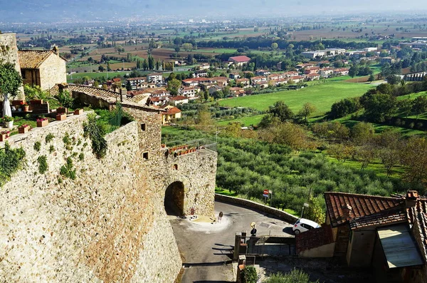 Panorama Dal Paese Anghiari Toscana Italia — Foto Stock