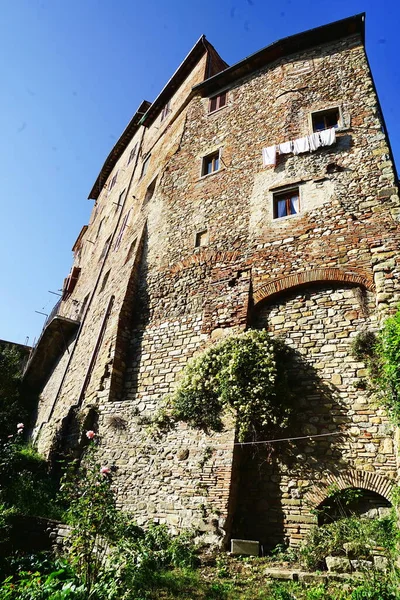 Palacios Centro Histórico Medieval Anghiari Toscana Italia —  Fotos de Stock