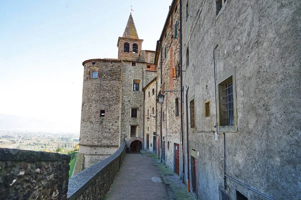 Long Des Remparts Médiévaux Anghiari Toscane Italie — Photo