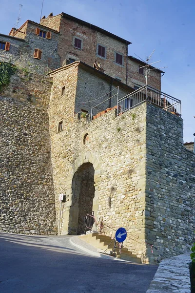 Puerta Sant Angelo Anghiari Toscana Italia —  Fotos de Stock