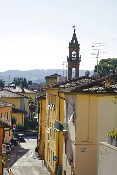 Strada Nel Centro Storico Castelfiorentino Toscana Italia — Foto Stock