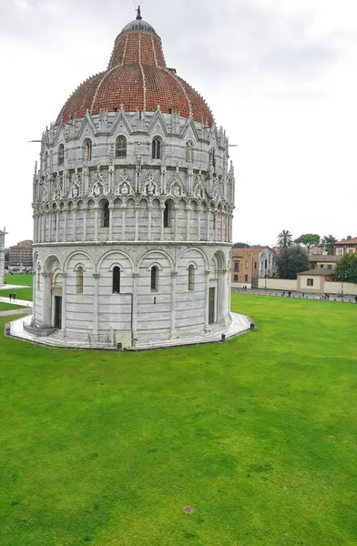 Pisa Tuscany Talya Daki Miracoli Meydanı Nda Baptistery — Stok fotoğraf
