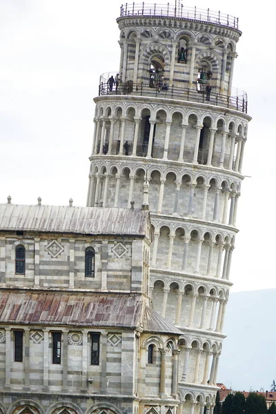 Leanig Tower Náměstí Miracoli Pise Toskánsko Itálie — Stock fotografie