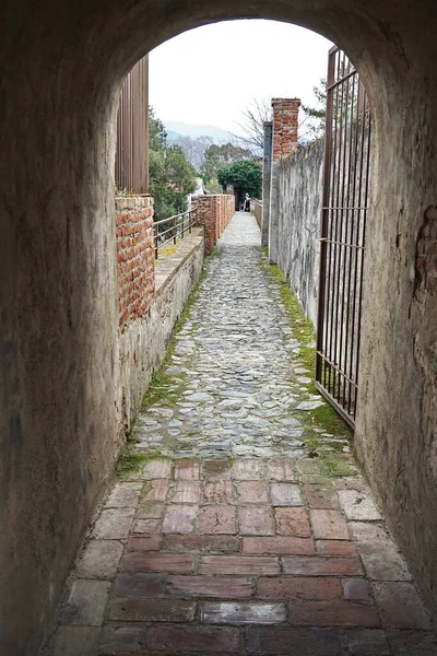 Pisa, Toskana, İtalya 'nın antik şehir duvarları