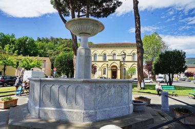 Vicopisano, Toskana, İtalya 'daki Cavalca Meydanı