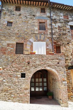 Vicopisano, Toskana, İtalya 'daki eski postanenin sarayı.