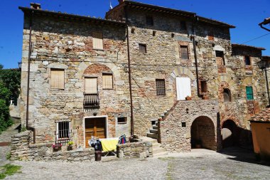 Vicopisano, Toskana, İtalya 'daki eski postanenin sarayı.