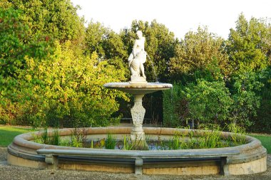 Boboli bahçesindeki Ganimede çeşmesi; Floransa, İtalya