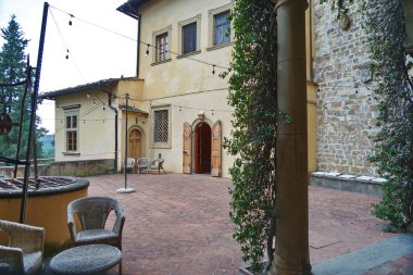 Grassina 'daki Montauto Kalesi, Floransa, İtalya