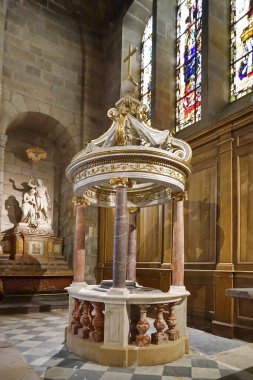 Saint Malo, Fransa 'da Saint Malo' daki St. Vincent Katedrali