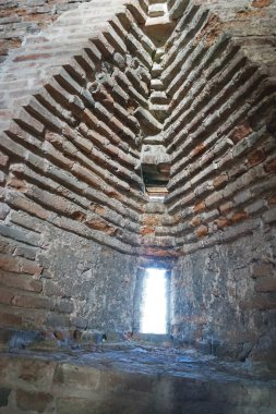 Montagnana, Veneto, İtalya 'daki San Zeno şatosunun içi.