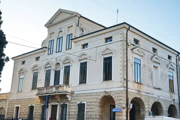 İtalya, Veneto, Montagnana 'daki Vittorio Emanuele Meydanı 2.