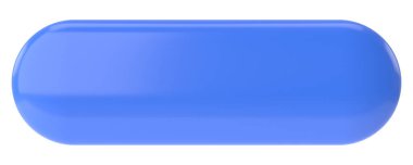 Üç boyutlu düğme. 3B illüstrasyon.