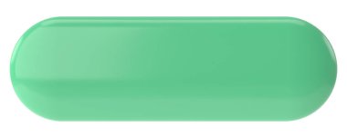 Üç boyutlu düğme. Üç boyutlu illüstrasyon. 3B görüntüleme.