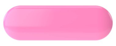 Üç boyutlu düğme. Üç boyutlu illüstrasyon. 3B görüntüleme.