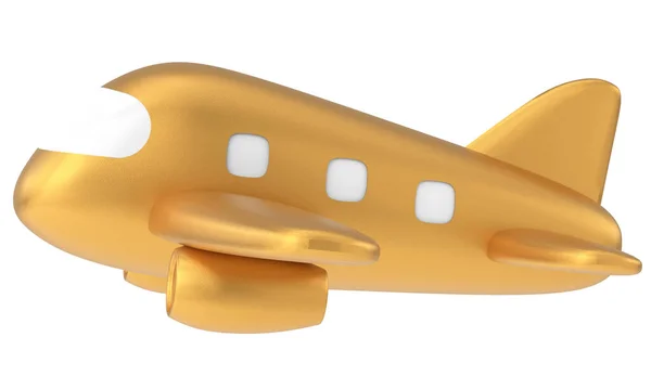 飛行機3D 旅行の要素 3Dイラスト — ストック写真