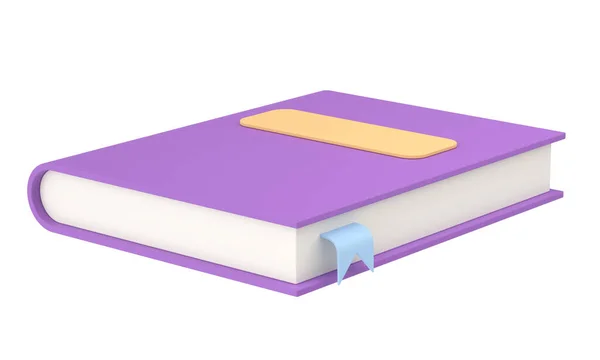 stock image 3D book. Notebook. 3D illustration.