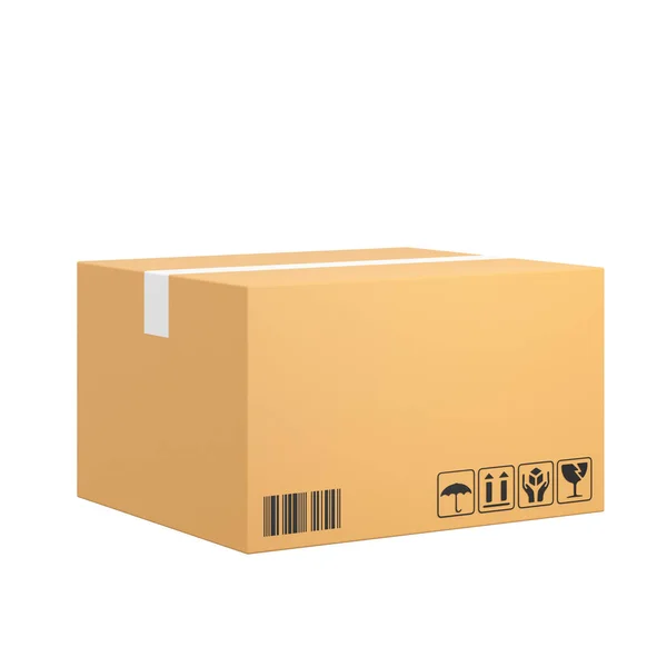 Box Voor Online Verzendbanner Element — Stockfoto