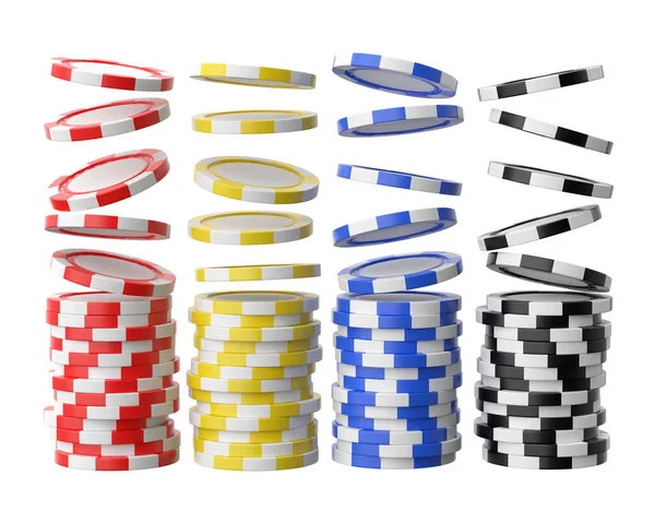 Casino Chip Casino Token Chip Illustratie — Stockfoto