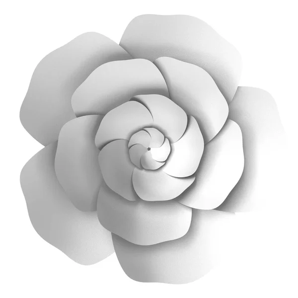 Срібна Квітка Квітка Ілюстрація — стокове фото