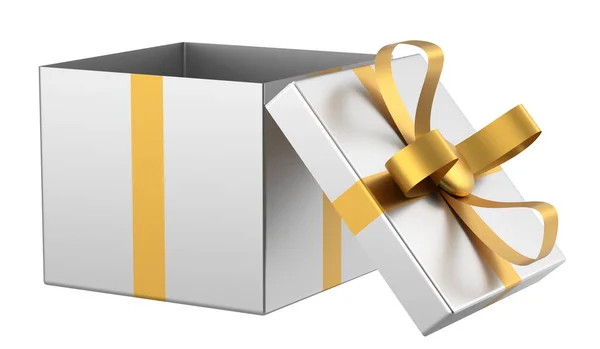 打开礼品盒3D礼品盒打开礼品盒 — 图库照片