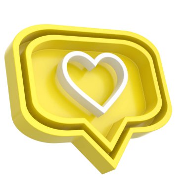 3D, ikon gibi. Üç boyutlu simge. 3B illüstrasyon.