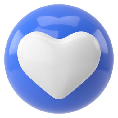 İkon gibi. Üç boyutlu simge. 3B illüstrasyon.