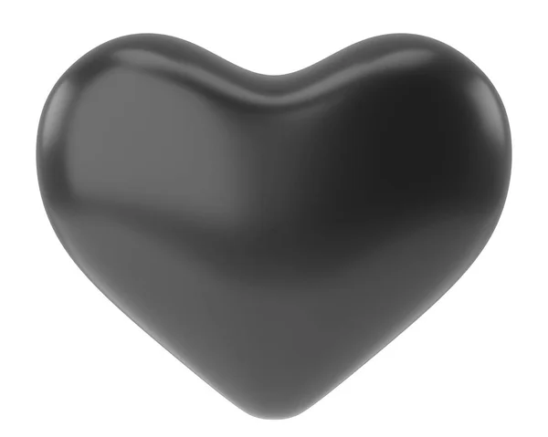 3D心脏 情人节卡片装饰 3D插图 — 图库照片